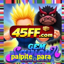 palpite para corujinha de hoje